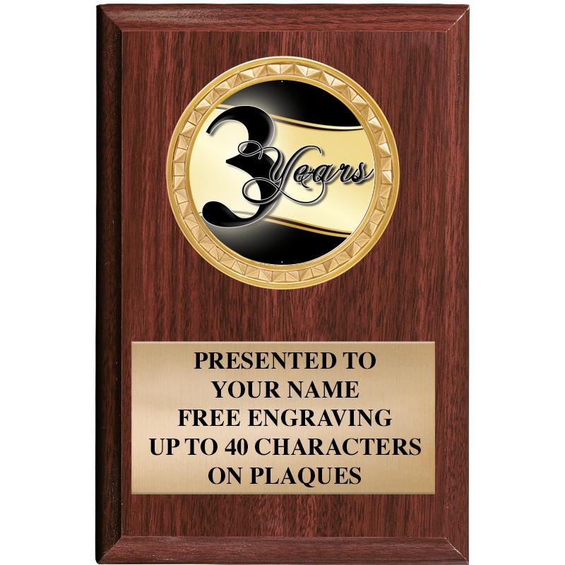 4" X 6" WOOD INSERT PLQ