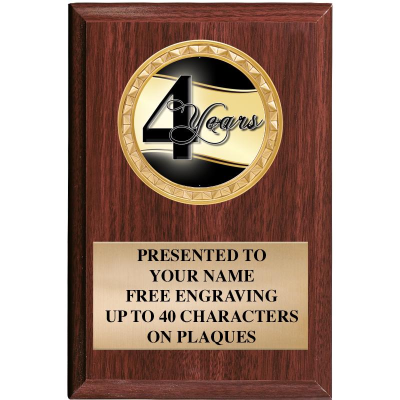 4" X 6" WOOD INSERT PLQ