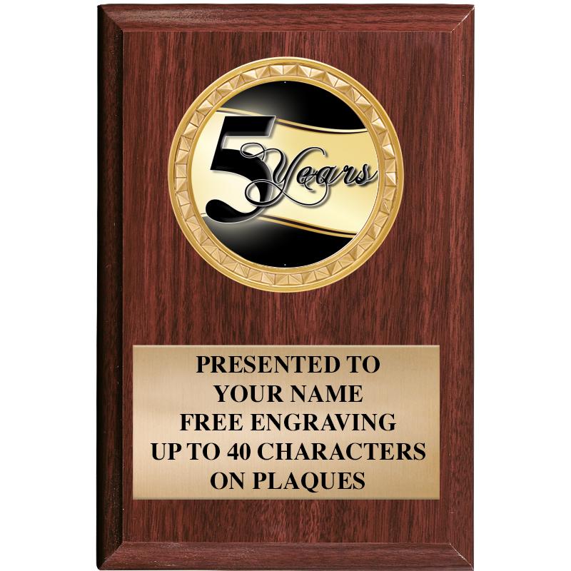 4" X 6" WOOD INSERT PLQ