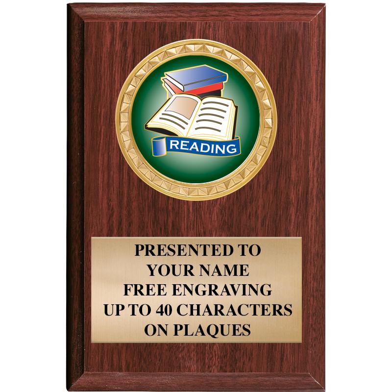 4" X 6" WOOD INSERT PLQ