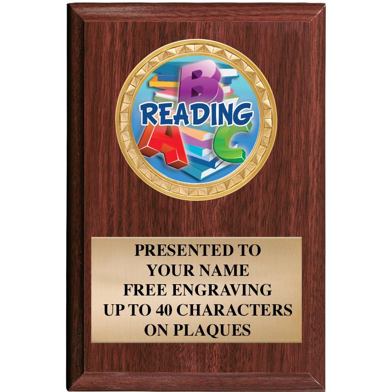 4" X 6" WOOD INSERT PLQ