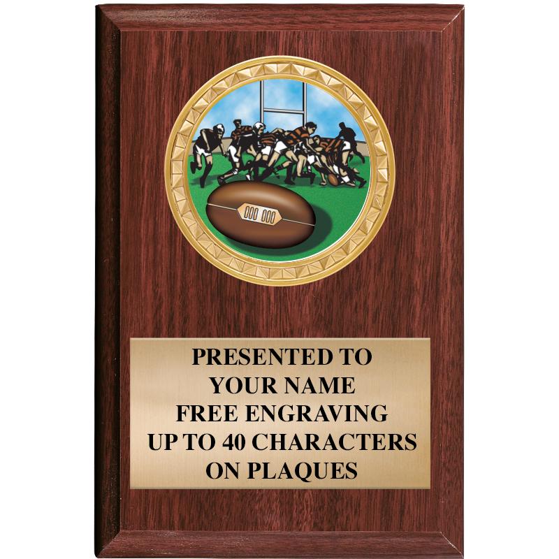 4" X 6" WOOD INSERT PLQ