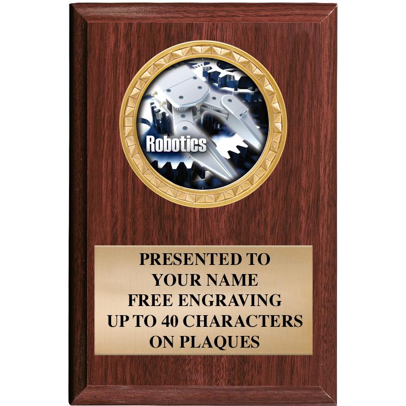 4" X 6" WOOD INSERT PLQ