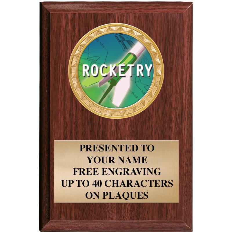 4" X 6" WOOD INSERT PLQ