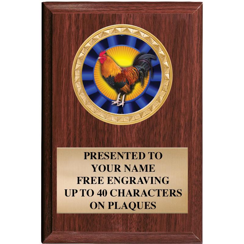 4" X 6" WOOD INSERT PLQ