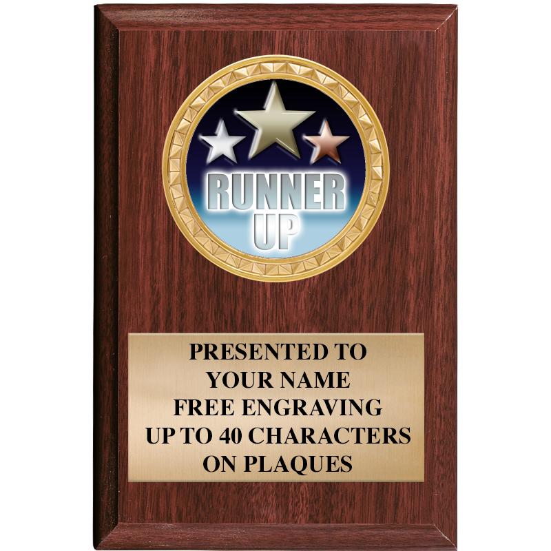 4" X 6" WOOD INSERT PLQ