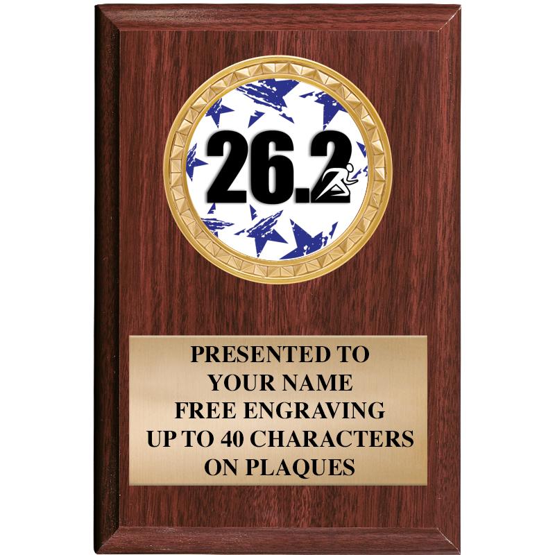 4" X 6" WOOD INSERT PLQ