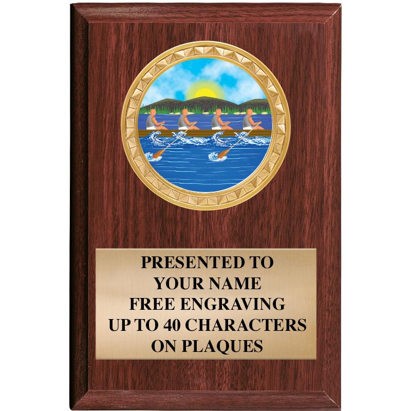 4" X 6" WOOD INSERT PLQ