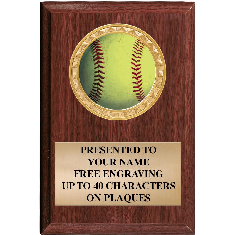 4" X 6" WOOD INSERT PLQ