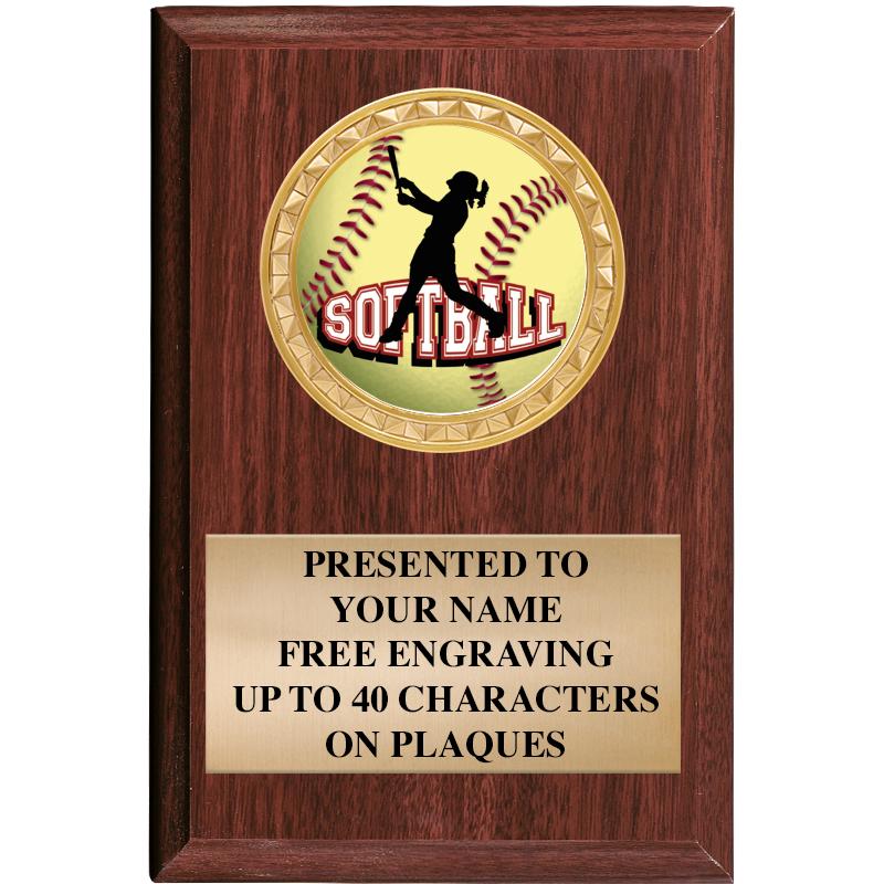 4" X 6" WOOD INSERT PLQ