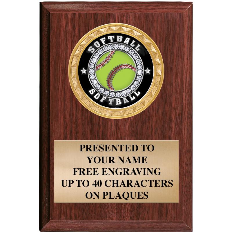 4" X 6" WOOD INSERT PLQ