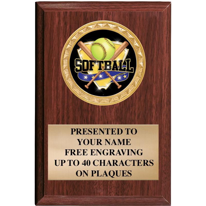 4" X 6" WOOD INSERT PLQ