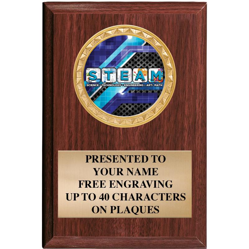 4" X 6" WOOD INSERT PLQ