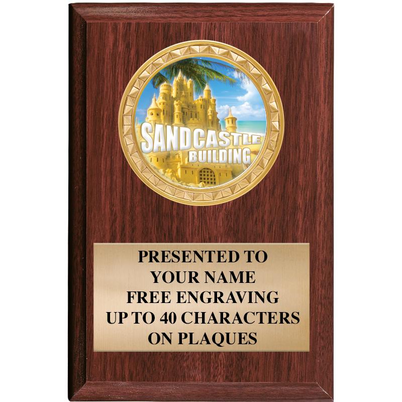 4" X 6" WOOD INSERT PLQ