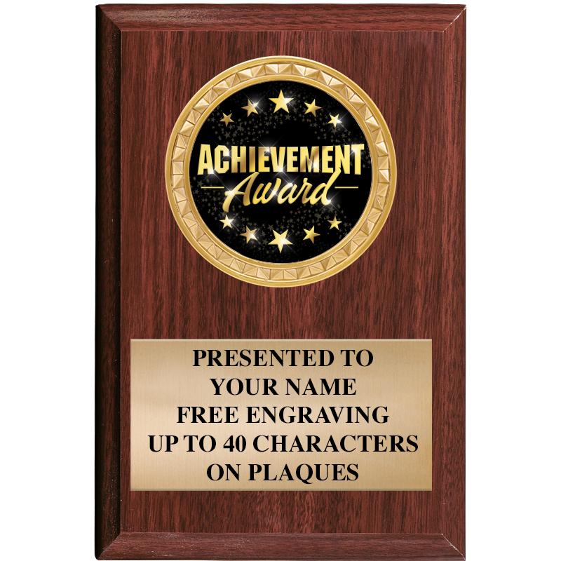 4" X 6" WOOD INSERT PLQ