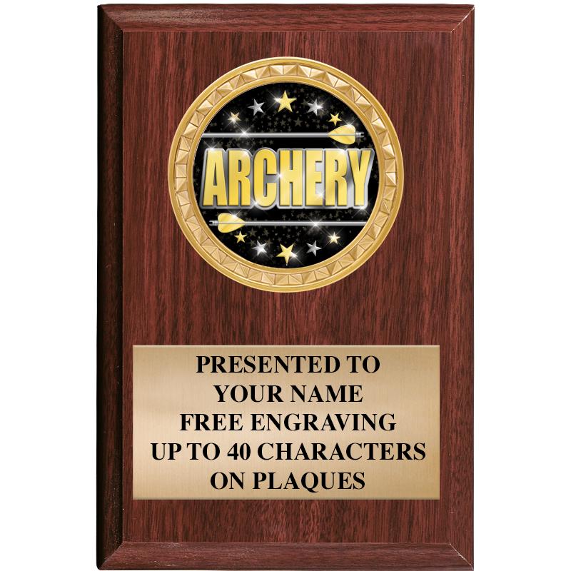 4" X 6" WOOD INSERT PLQ