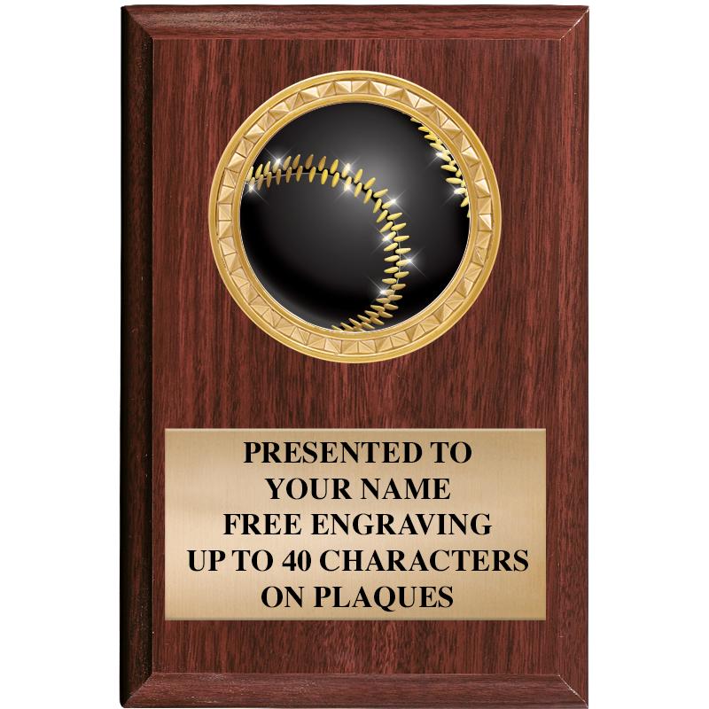 4" X 6" WOOD INSERT PLQ