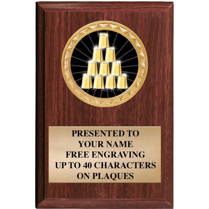 4" X 6" WOOD INSERT PLQ