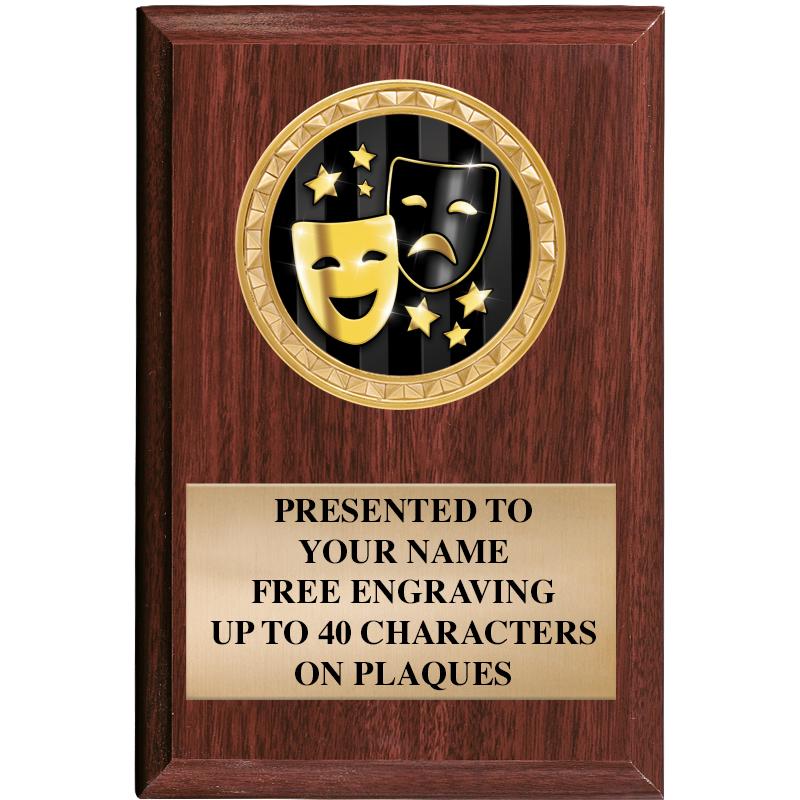 4" X 6" WOOD INSERT PLQ