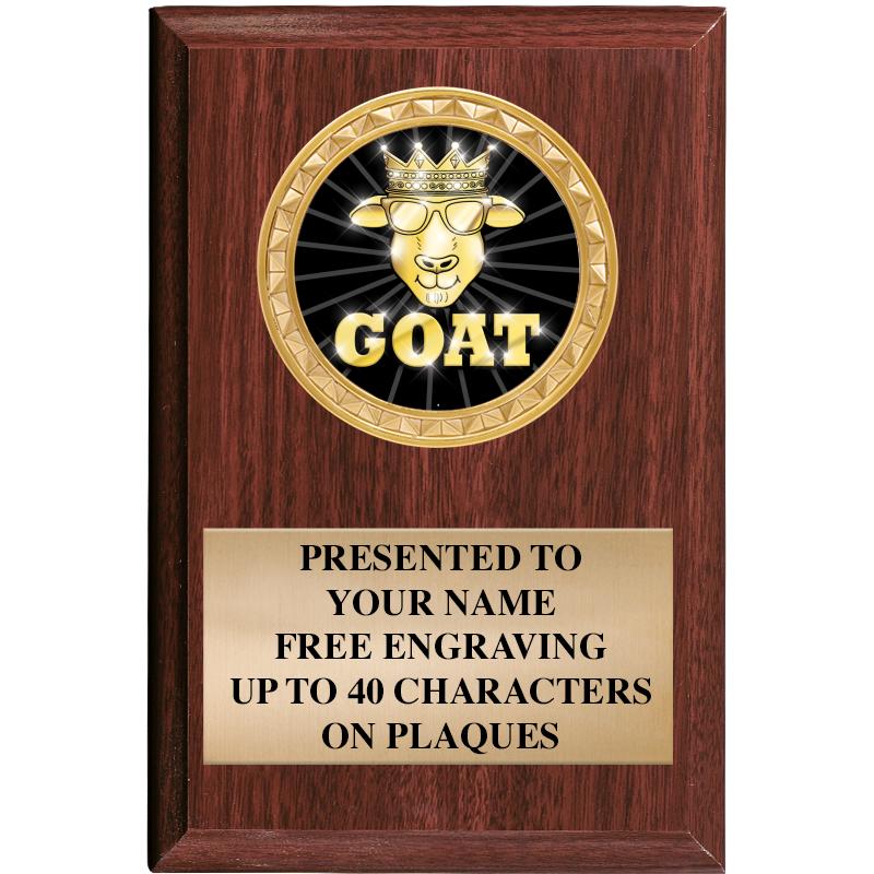 4" X 6" WOOD INSERT PLQ