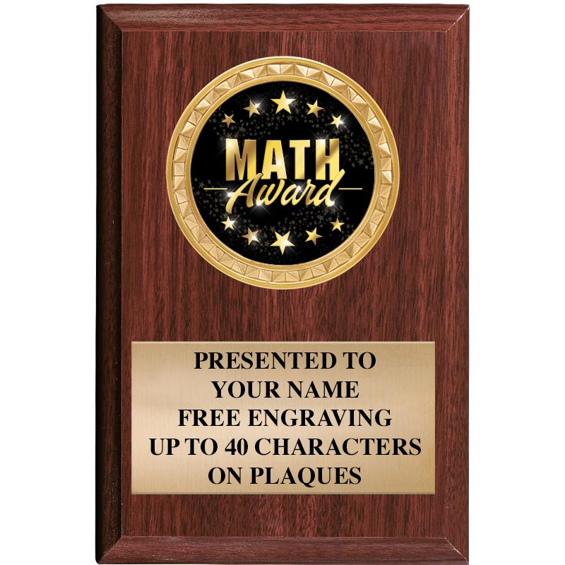 4" X 6" WOOD INSERT PLQ