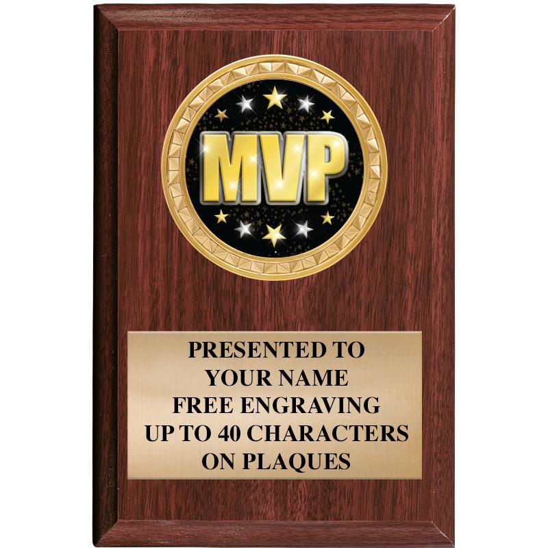 4" X 6" WOOD INSERT PLQ