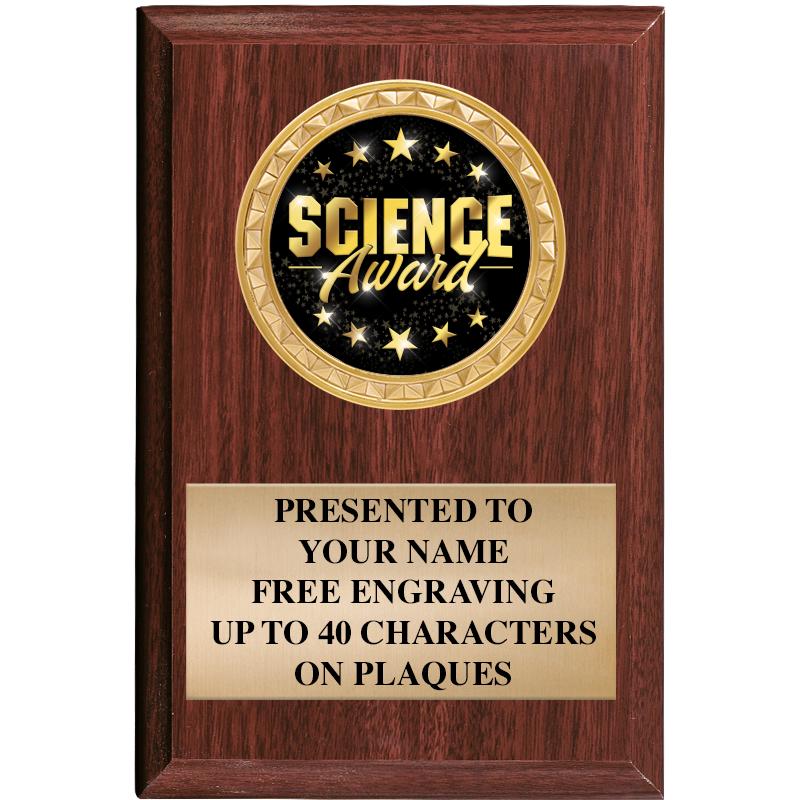 4" X 6" WOOD INSERT PLQ