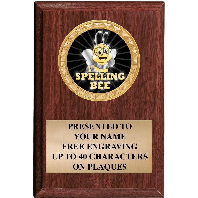 4" X 6" WOOD INSERT PLQ