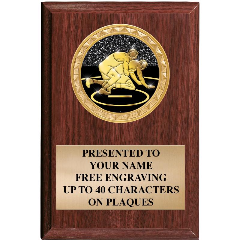 4" X 6" WOOD INSERT PLQ