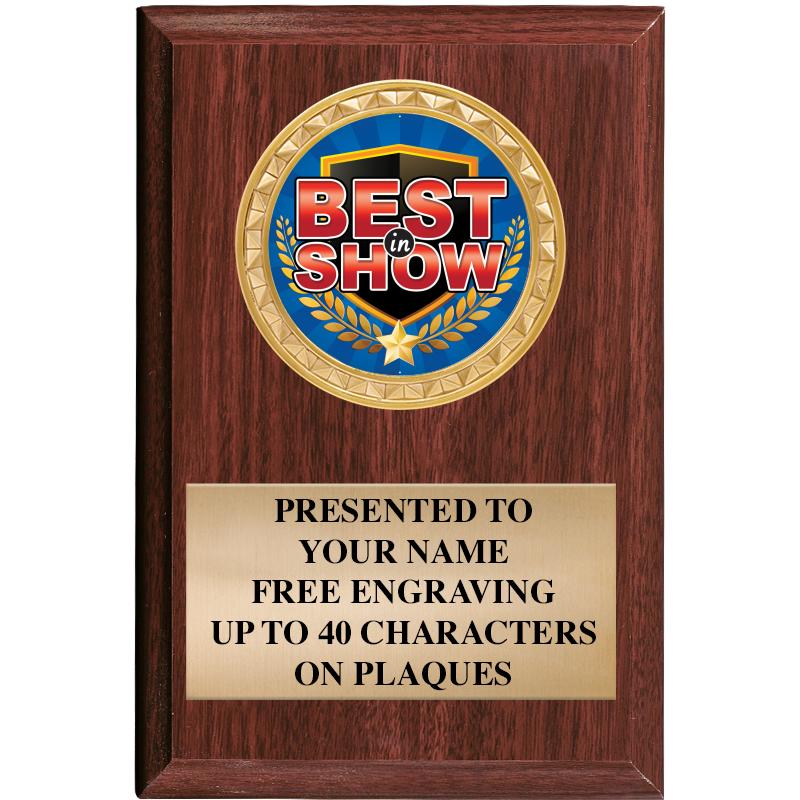 4" X 6" WOOD INSERT PLQ