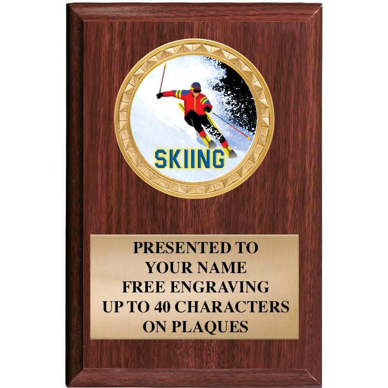 4" X 6" WOOD INSERT PLQ