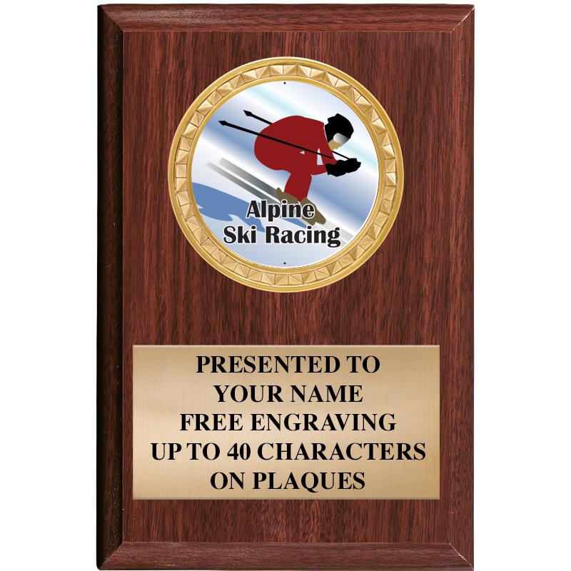 4" X 6" WOOD INSERT PLQ