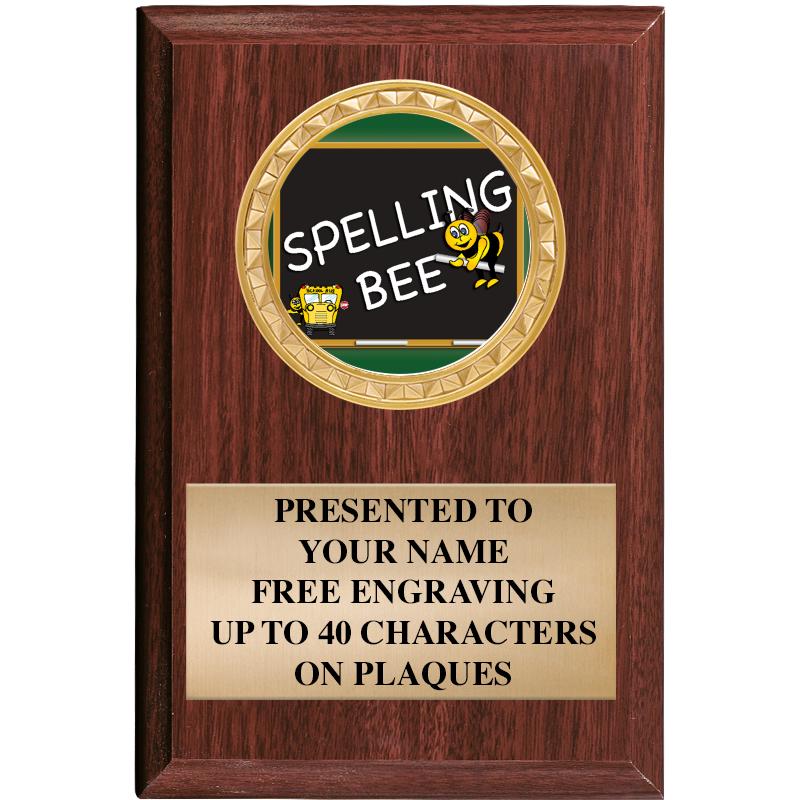 4" X 6" WOOD INSERT PLQ