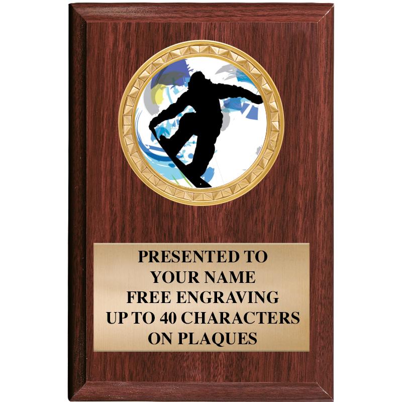 4" X 6" WOOD INSERT PLQ