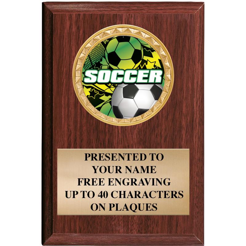 Soccer Plaques Crown Awards