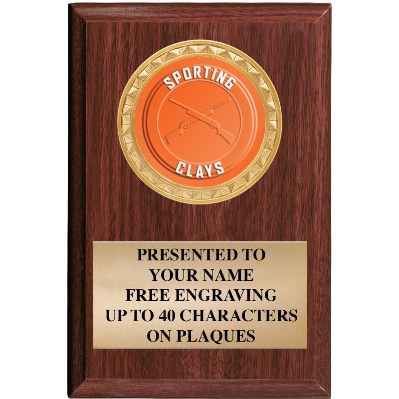 4" X 6" WOOD INSERT PLQ