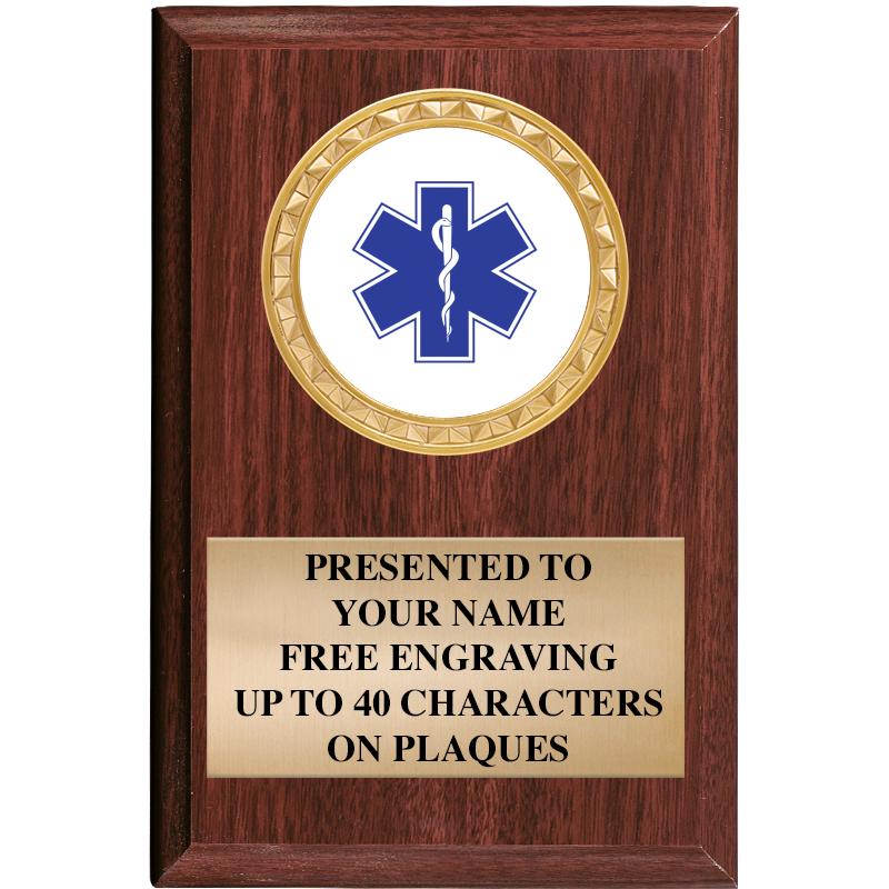 4" X 6" WOOD INSERT PLQ