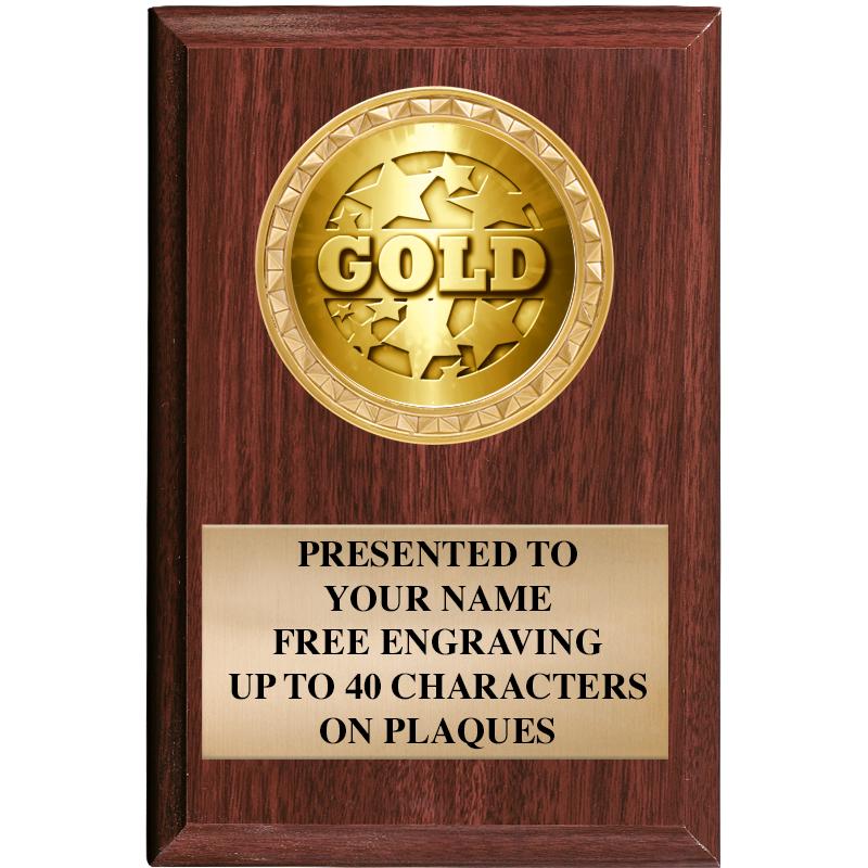 4" X 6" WOOD INSERT PLQ