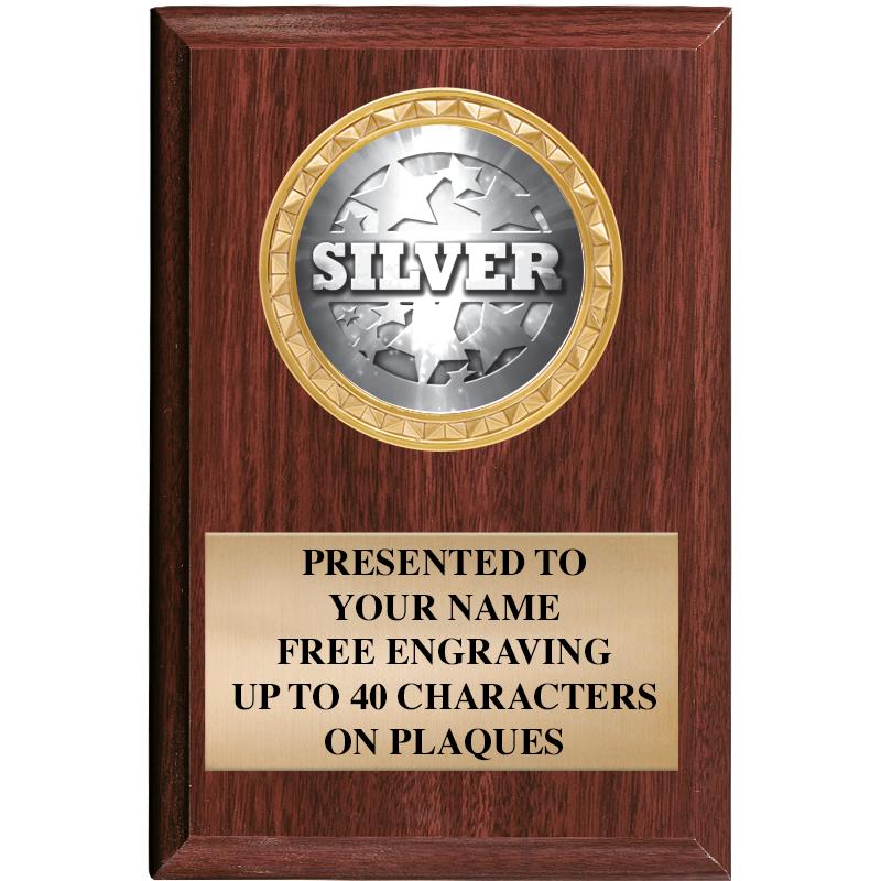 4" X 6" WOOD INSERT PLQ