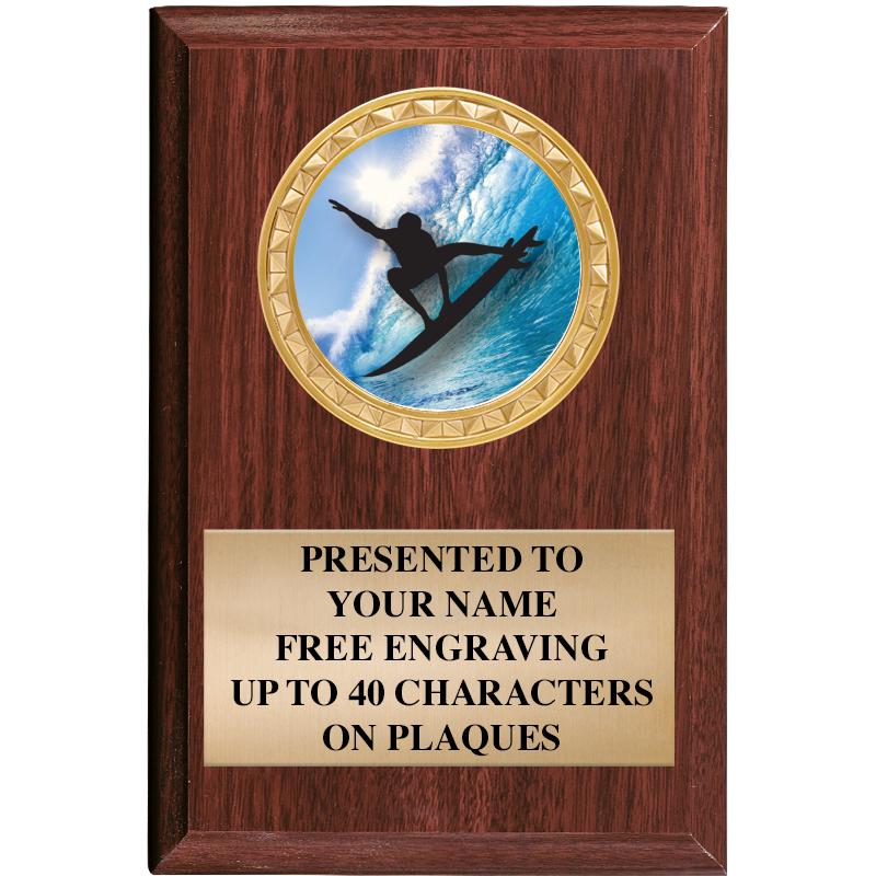 4" X 6" WOOD INSERT PLQ