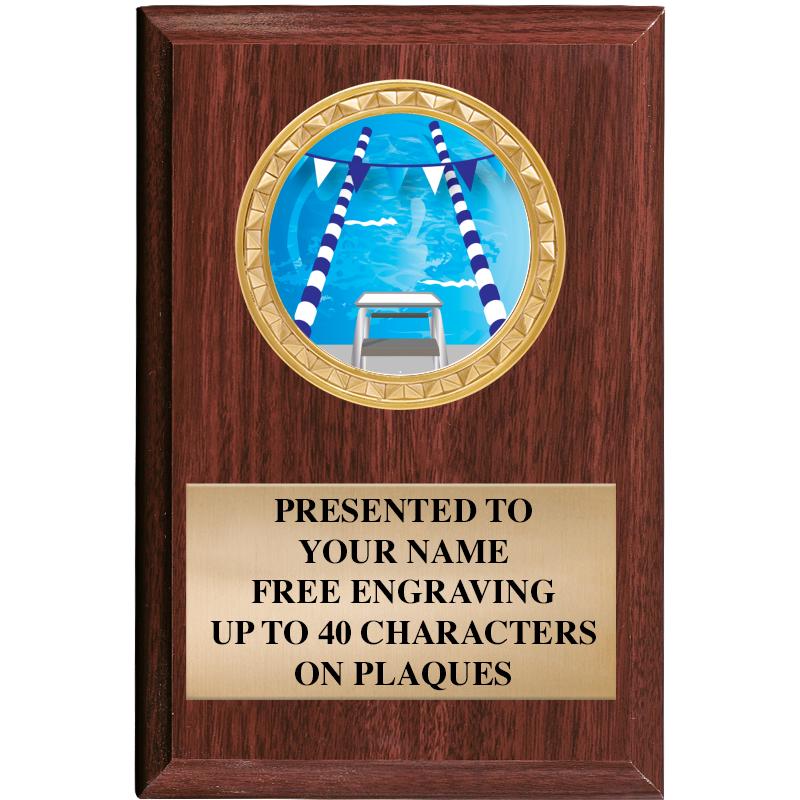 4" X 6" WOOD INSERT PLQ