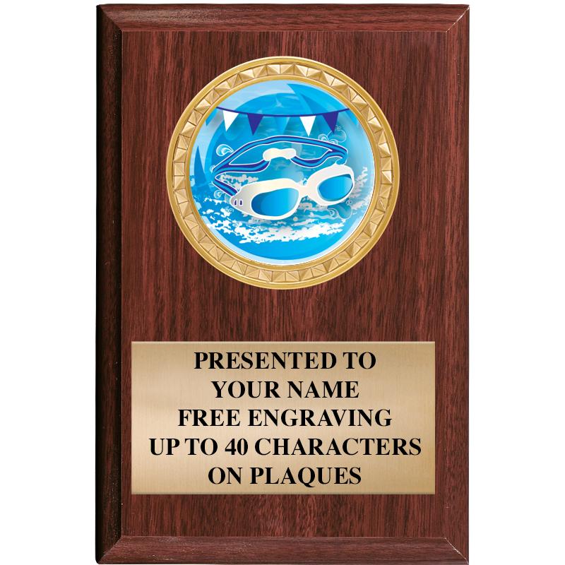 4" X 6" WOOD INSERT PLQ