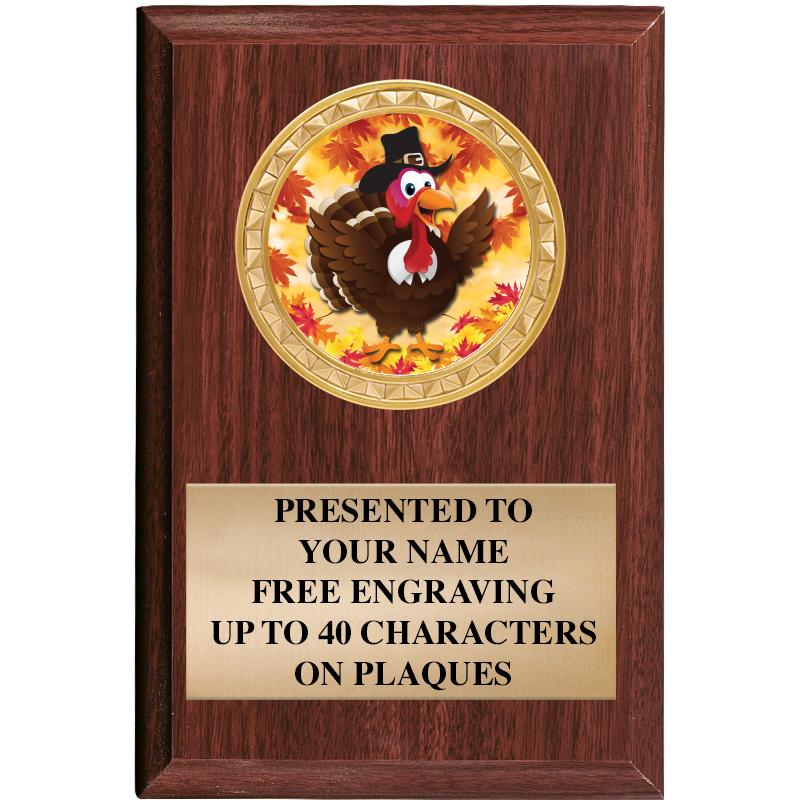 4" X 6" WOOD INSERT PLQ