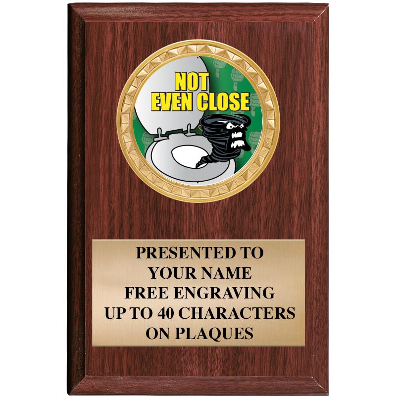 4" X 6" WOOD INSERT PLQ