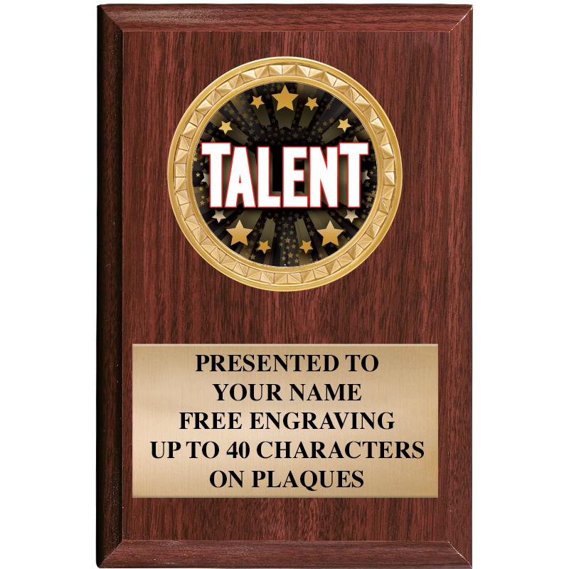 4" X 6" WOOD INSERT PLQ