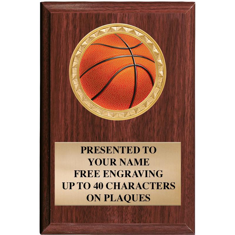 4" X 6" WOOD INSERT PLQ