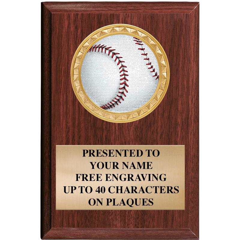 4" X 6" WOOD INSERT PLQ