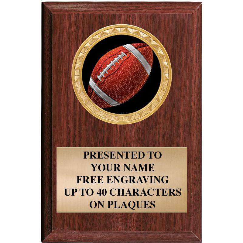 4" X 6" WOOD INSERT PLQ