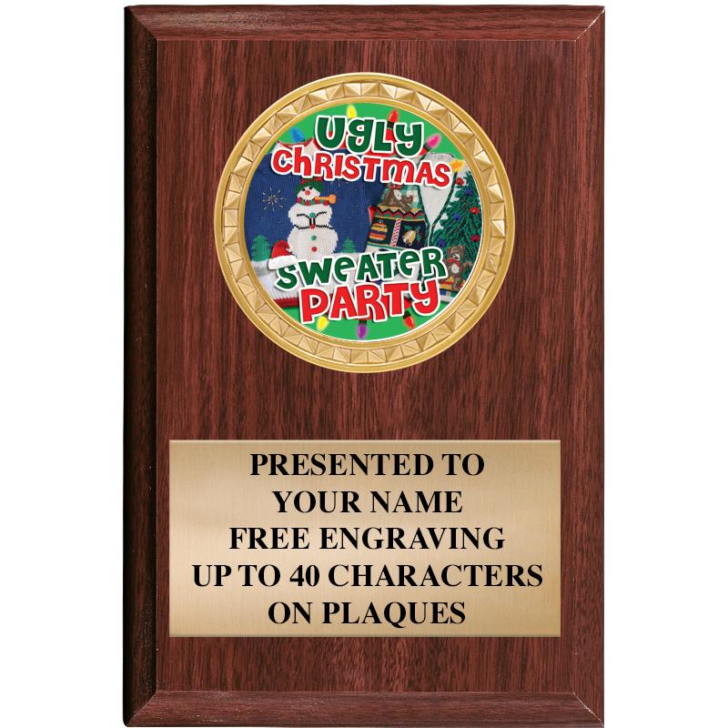 4" X 6" WOOD INSERT PLQ