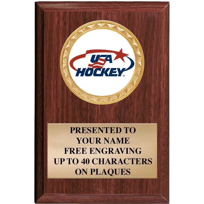 4" X 6" WOOD INSERT PLQ